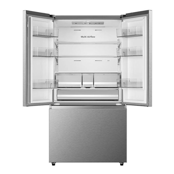Hisense Frigorífico 3 Puertas Multi No Frost Inox