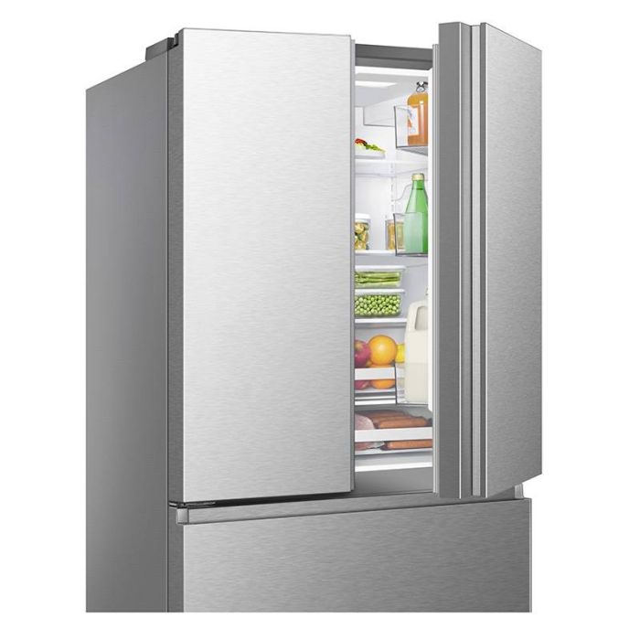 Hisense Frigorífico 3 Puertas Multi No Frost Inox