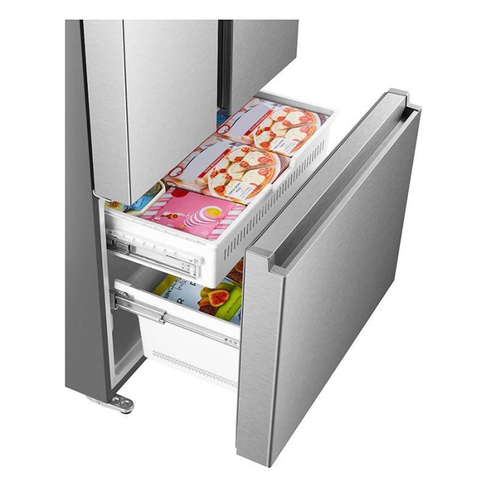 Hisense Frigorífico 3 Puertas Multi No Frost Inox