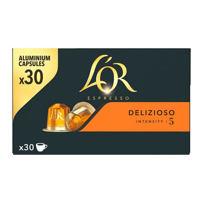 L'OR Delizioso Cápsulas Café 30 Unidades Compatibles Nespresso