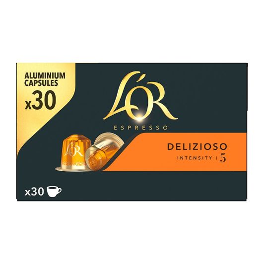 L'OR Delizioso Cápsulas Café 30 Unidades Compatibles Nespresso
