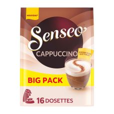Senseo Cápsulas Capuchino 16 uds compatible con máquinas