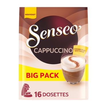 Senseo Cápsulas Capuchino 16 uds compatible con máquinas