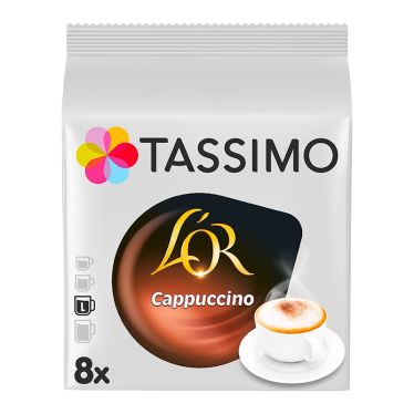 TASSIMO L'OR Monodosis Cápsulas Cappuccino x8 Para Máquina Tassimo