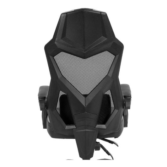AMSTRAD Silla Gaming Reclinable Gris con Soporte Lumbar