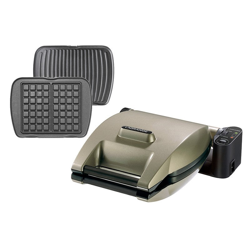 LAGRANGE Gofrera Premium 019324 Para Gofres, Grill y Panini