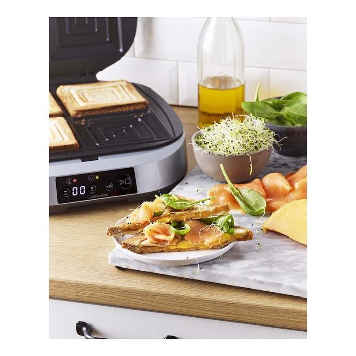 Sandwichera LAGRANGE CROQ'Y PARA 4 SANDWICHES