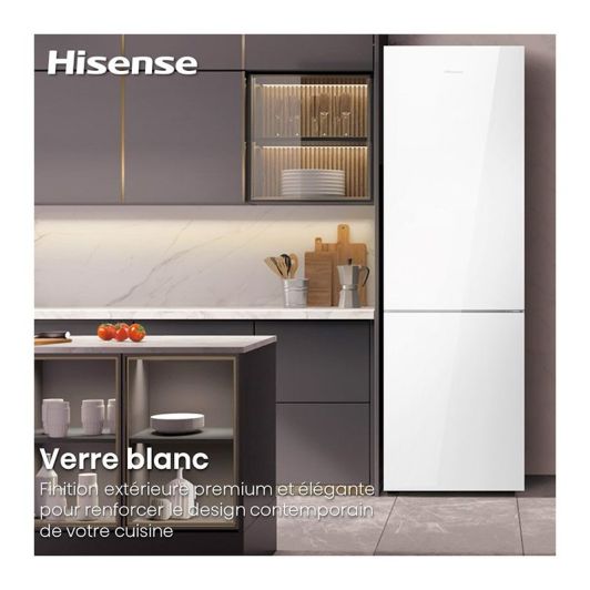 HISENSE Frigorífico Combi Total No Frost 336L Blanco 200cm