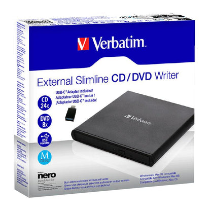 Grabadora VERBATIM Externa CD/DVD USB 2.0