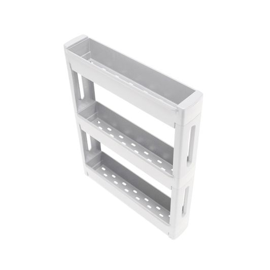 Carro de Cocina Blanco con Ruedas Compacto para Espacios Pequeños