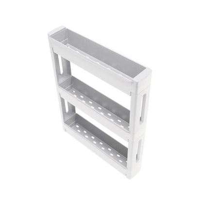 Carro de Cocina Blanco con Ruedas Compacto para Espacios Pequeños