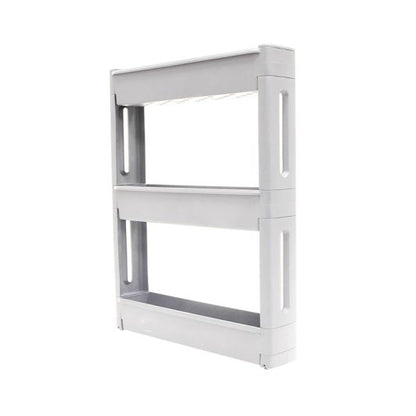 Carro de Cocina Blanco con Ruedas Compacto para Espacios Pequeños
