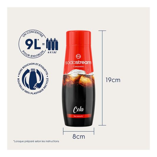 Concentrado de Cola SODASTREAM 440ml para Máquina SodaStream