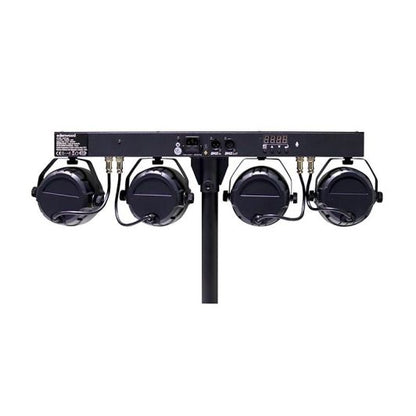 Edenwood Luces LED 9 RGB Multihaces Rotatorios Negro