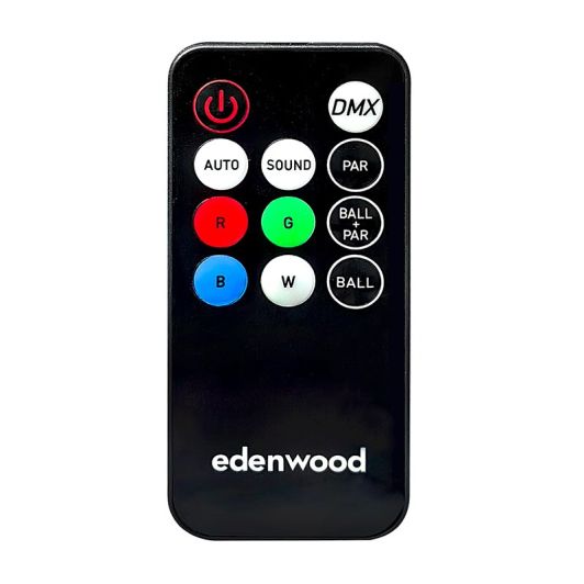 Edenwood Luces LED 9 RGB Multihaces Rotatorios Negro