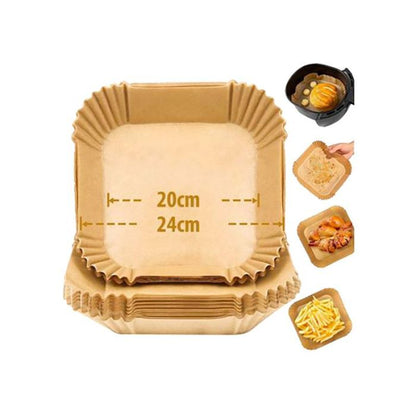 ALGON X20 Molde de Papel para Airfryer 20‑24 cm