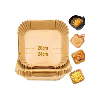 ALGON X20 Molde de Papel para Airfryer 20‑24 cm