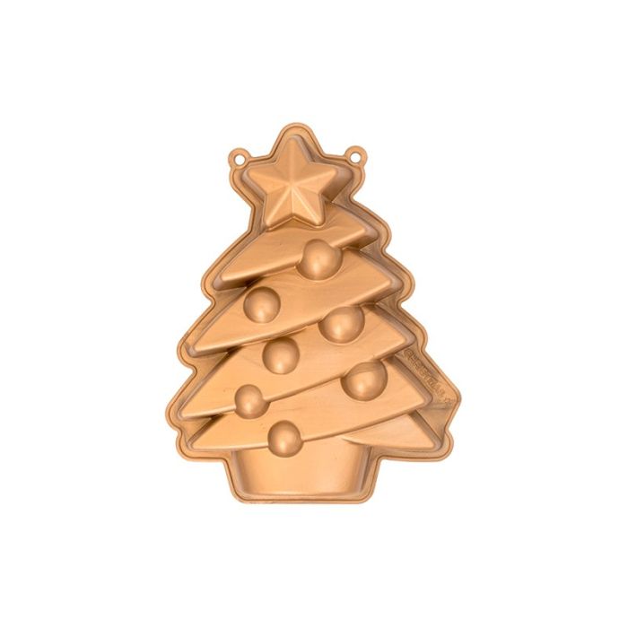 CECOA DIFFUSION Molde Silicone Árbol Dorado 5,5x20,5x25,6 cm