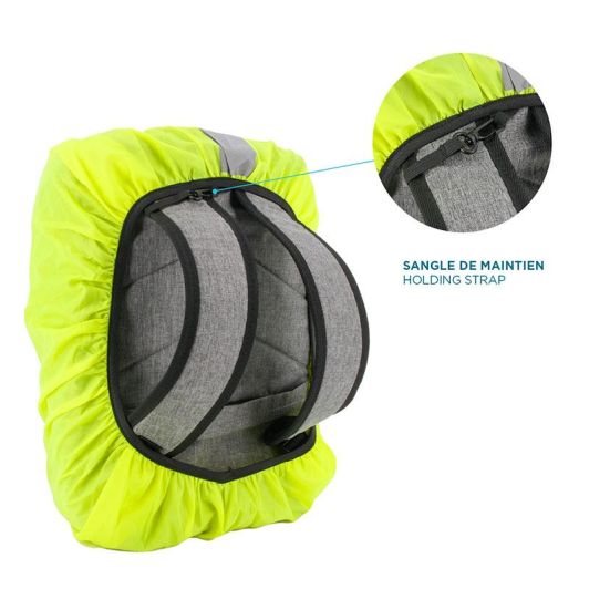 MOBILIS Funda Universal 30L para Mochila Amarilla Resistente