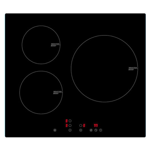 Valberg IH 3 TB 342C Placa Inducción 3 Quemadores Táctil