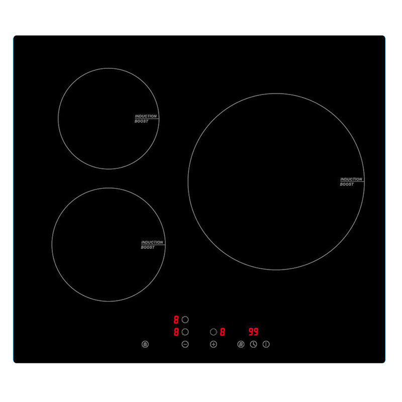 Valberg IH 3 TB 342C Placa Inducción 3 Quemadores Táctil