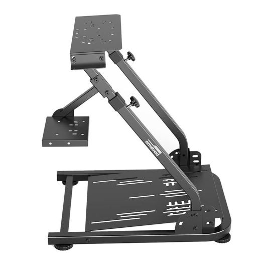 AMSTRAD AMS-RACE-PILOT Soporte Universal de Volante Negro Plegable con Pedal y Palanca