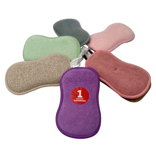 VENTEO Esponjas Lavables Multiusos 5+1 para Hogar Colores Variados