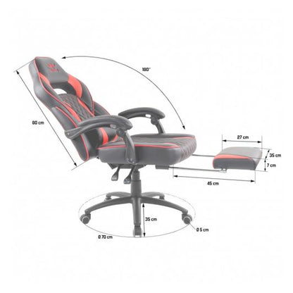 SPIRIT OF GAMER Mustang Silla Gaming Piel Sintética Rojo