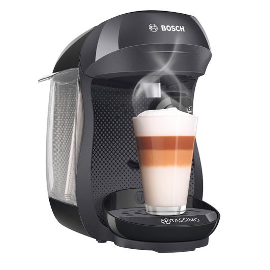 Bosch Tassimo TAS102E HAPPY Cafetera de Cápsulas Negra 0,7L