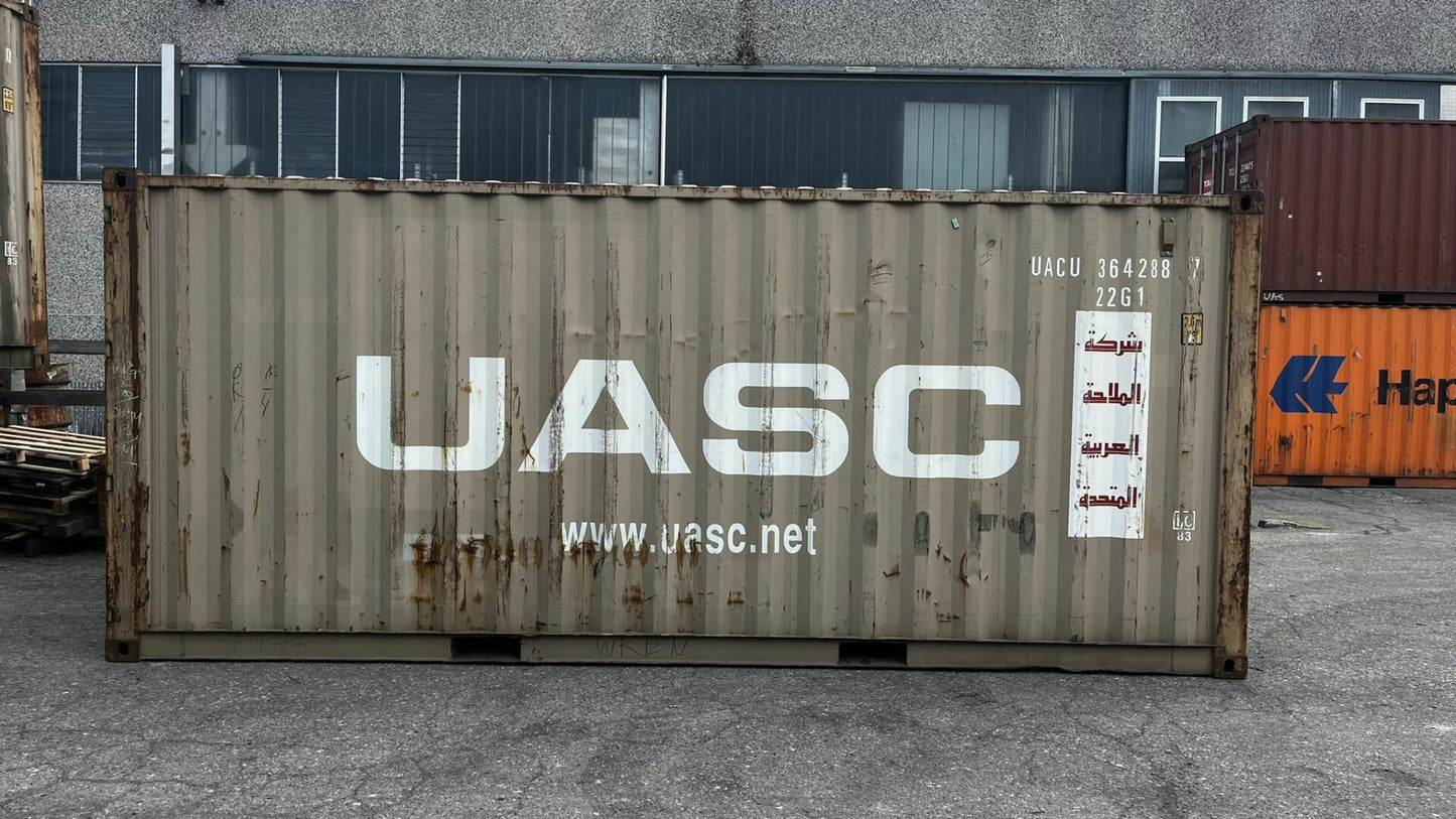 20‑Fuß ISO Box Dry Container Grecierter Stahl Mehrzweck Standard