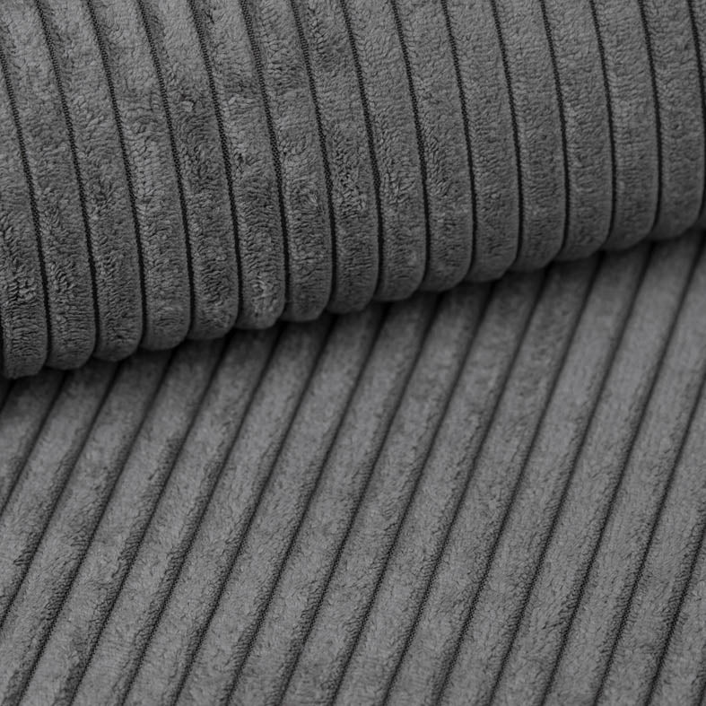 Luxusbetten24 Designer Ophelia Polsterbett Cord mit Stauraum Größenvariabel