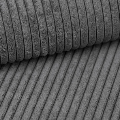 Luxusbetten24 Designer Ophelia Polsterbett Cord mit Stauraum Größenvariabel