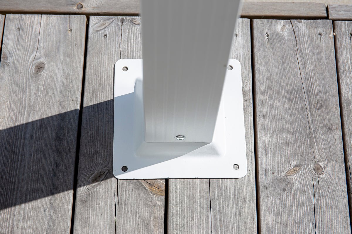 Luxusbetten24 Solyx Pergola Garten Modell mit Weißem Polyesterdach