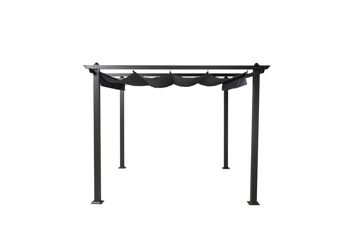 Pergola Sora - mit grauem Polyesterdach