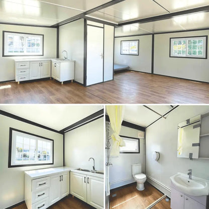 BOVONO Modulares Minihaus Mobile 6–8 m × 3–4 m für Wohnzwecke