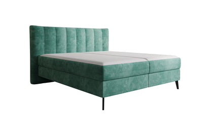 Luxusbetten24 Ines Boxspringbett Cord mit Stauraum 140‑200 cm Größe