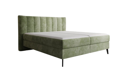 Luxusbetten24 Ines Boxspringbett Cord mit Stauraum 140‑200 cm Größe