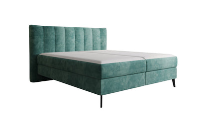 Luxusbetten24 Ines Boxspringbett Cord mit Stauraum 140‑200 cm Größe