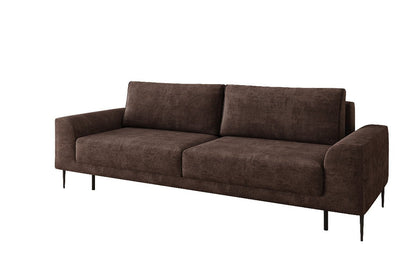 Designer 3 Sitzer Sofa Bloom in Cord mit Schlaffunktion und Stauraum