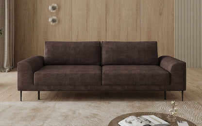 Designer 3 Sitzer Sofa Bloom in Cord mit Schlaffunktion und Stauraum