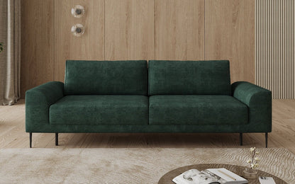 Designer 3 Sitzer Sofa Bloom in Cord mit Schlaffunktion und Stauraum