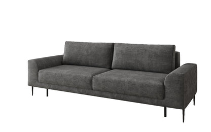 Designer 3 Sitzer Sofa Bloom in Cord mit Schlaffunktion und Stauraum