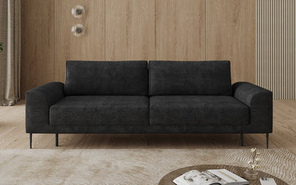 Designer 3 Sitzer Sofa Bloom in Cord mit Schlaffunktion und Stauraum