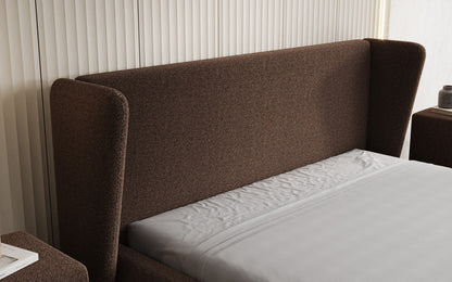 Luxusbetten24 Rosalie Polsterbett Teddy Bouclé 140x200 Beige