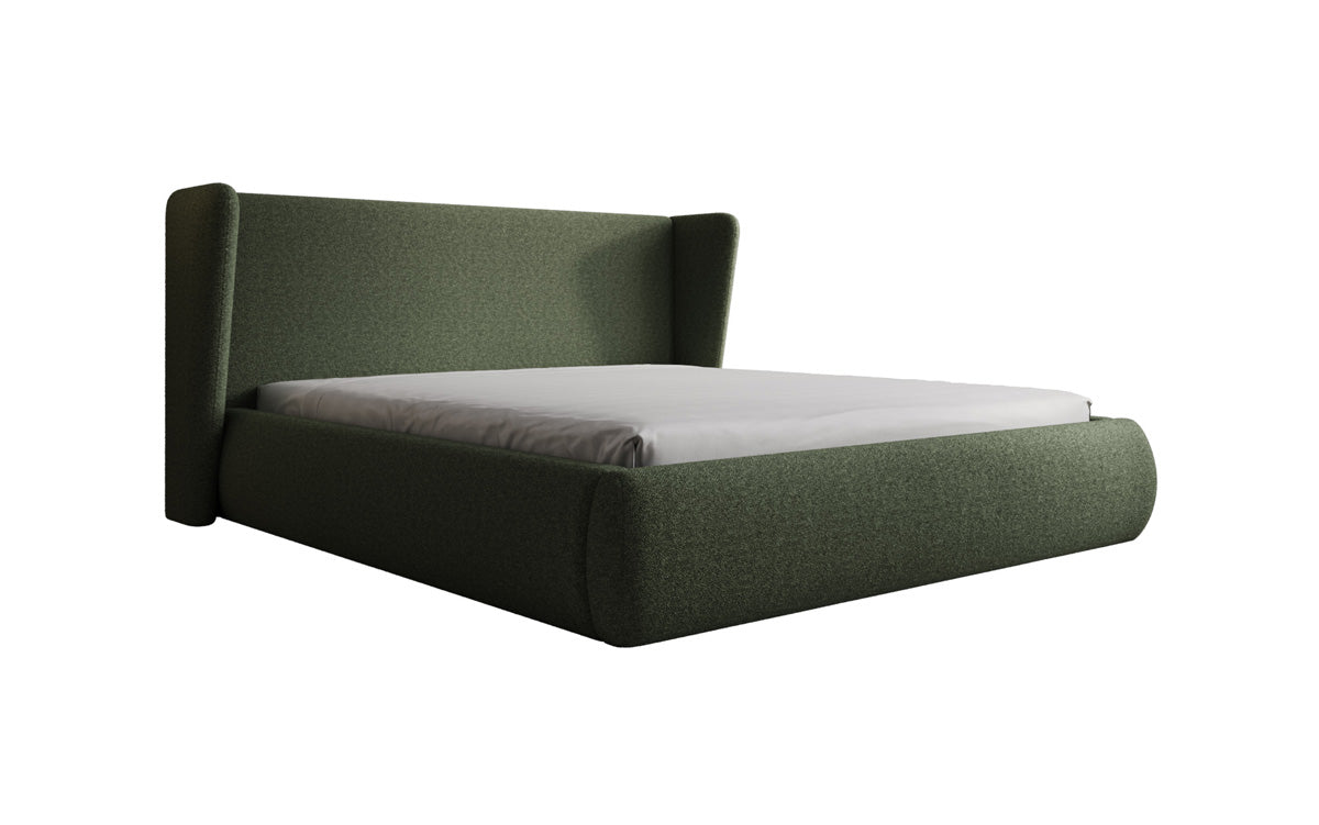 Luxusbetten24 Rosalie Polsterbett Teddy Bouclé 140x200 Beige