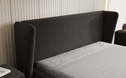 Luxusbetten24 Rosalie Polsterbett Teddy Bouclé 140x200 Beige