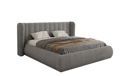 Luxusbetten24 Designer Valentina Bouclé Polsterbett mit Stauraum Schlafzimmer