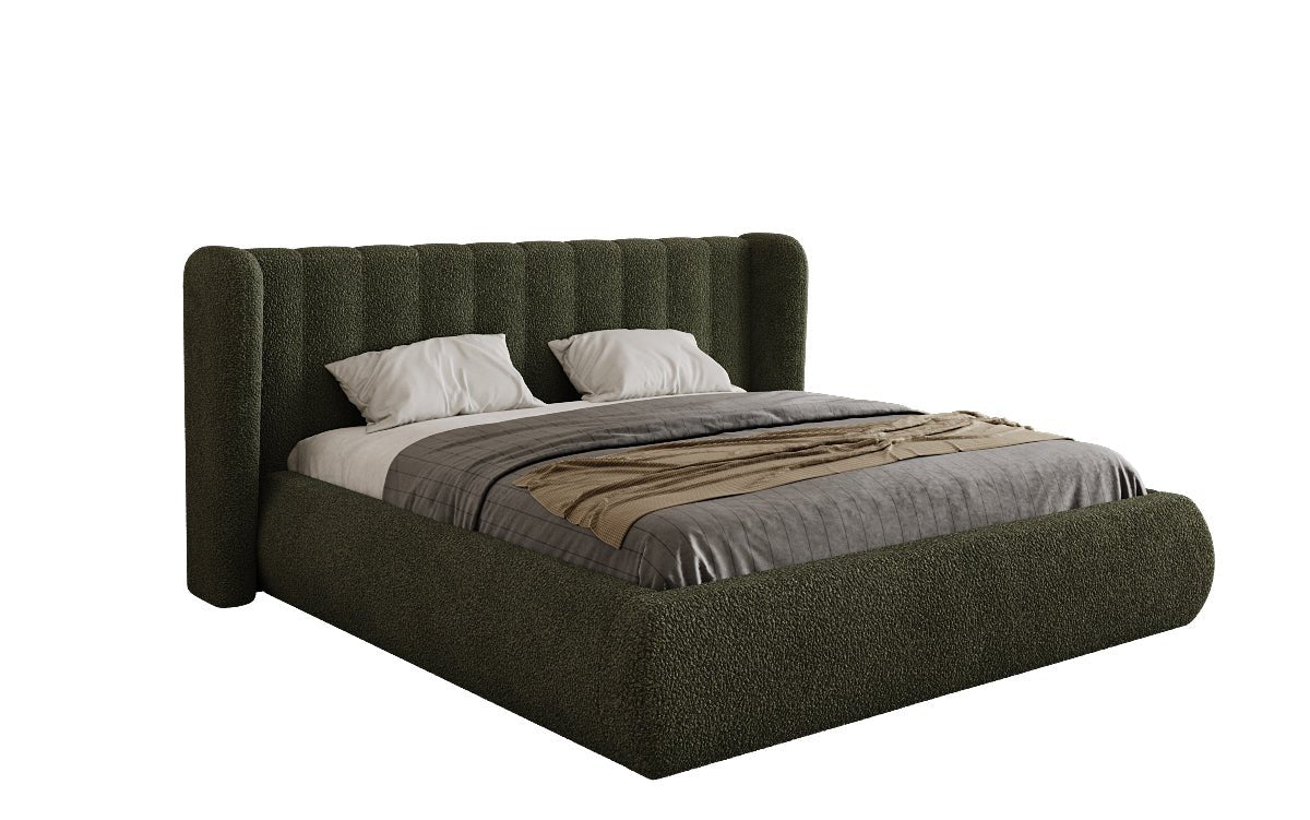Luxusbetten24 Designer Valentina Bouclé Polsterbett mit Stauraum Schlafzimmer
