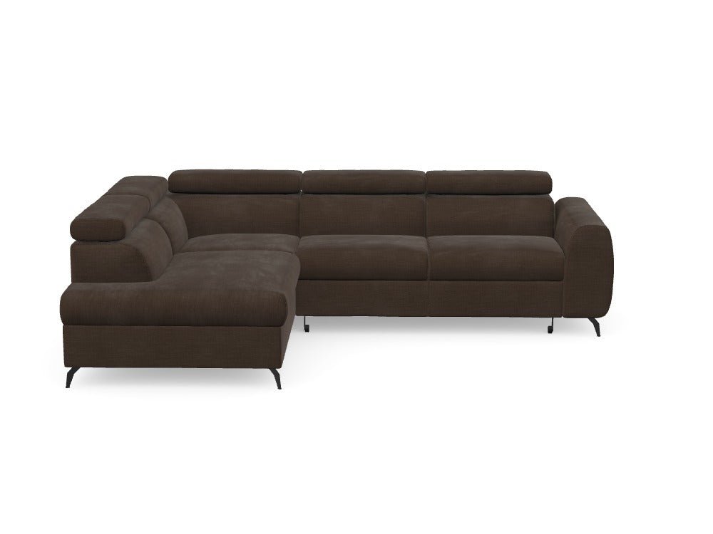 Luxusbetten24 Stille Bett mit Rebel 23 Stoff für Individuelle Wunschkonfiguration