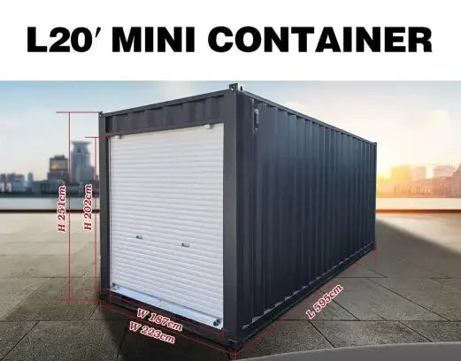Rhino-Cross-Containers Contenitore 20 ft con Porta Scorrevole per Logistica Industriale